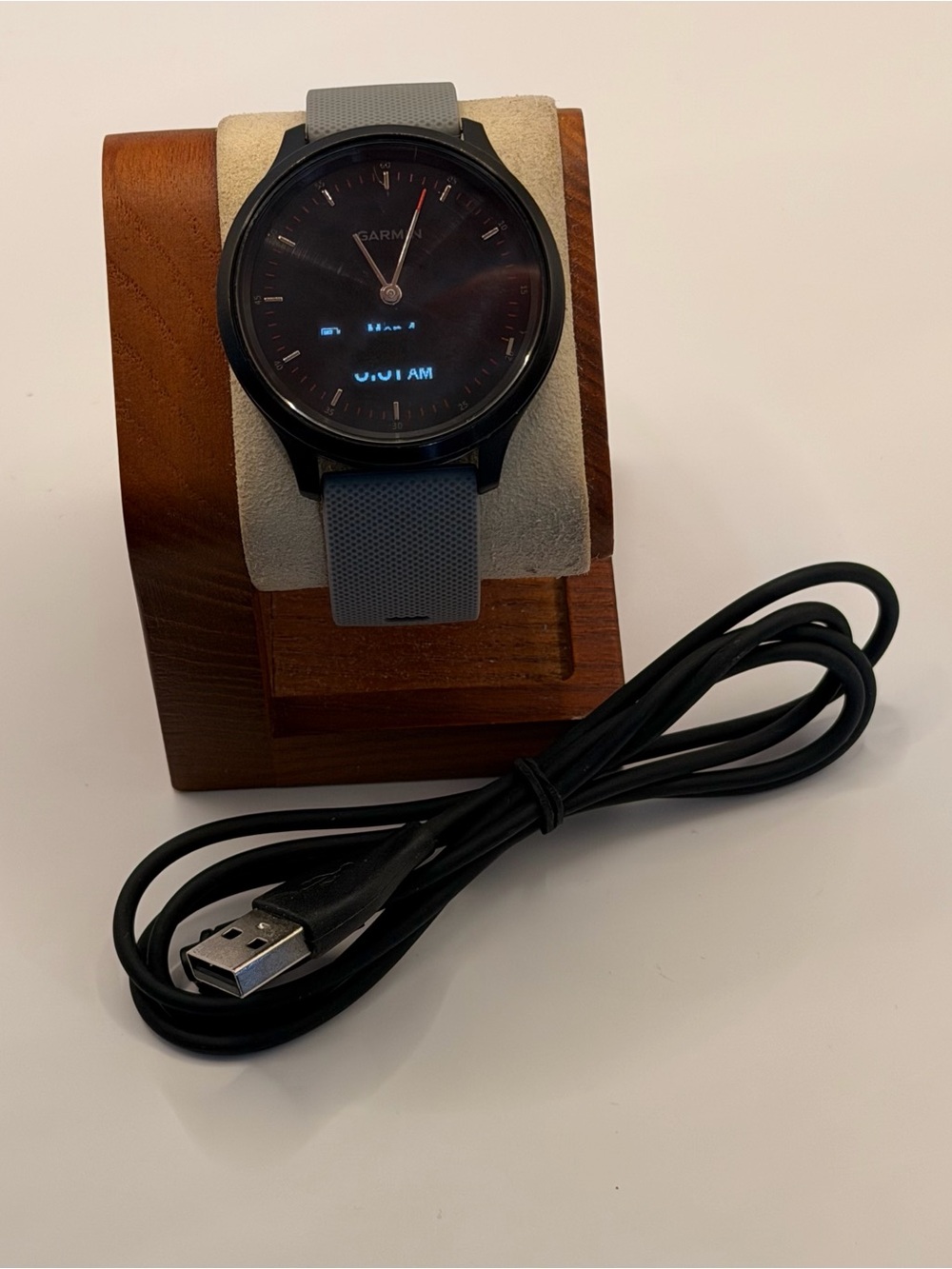 Garmin Vivomove 3, Tested, Charger Included, New Band, Hybrid Watch